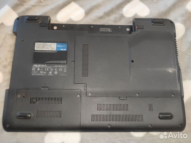 Ноутбук Asus N61D (N61DA-JX024D) Разборка