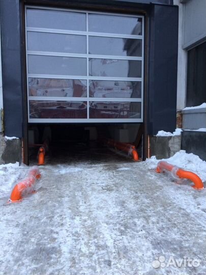 Панорамные секционные ворота