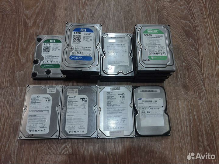 Жесткие диски от 40Gb до 3TB