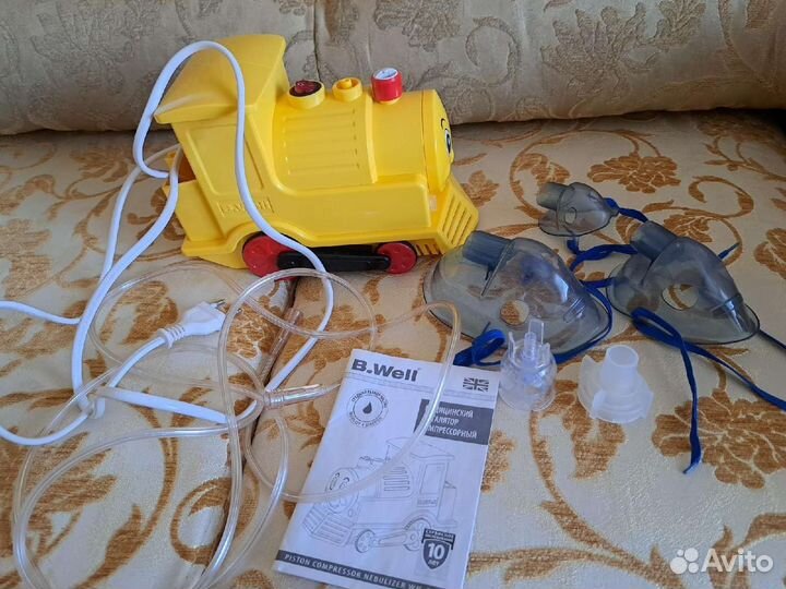 Ингалятор небулайзер B.Well Паровозик