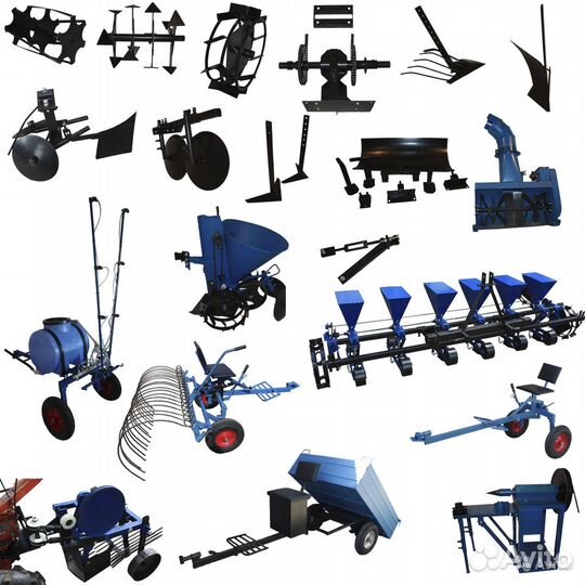 Прицепное оборудование для мотоблоков