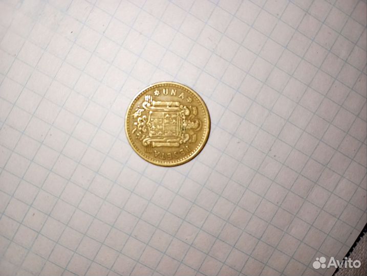 Монета Песета Франко 1966. Испания