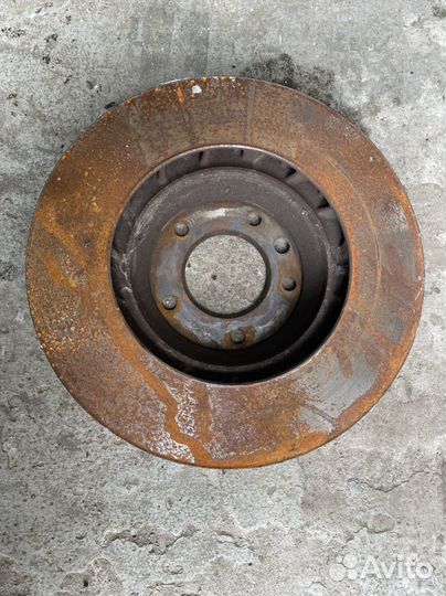 Тормозные диски на porsche cayenne 955