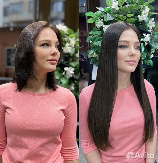 Микрокпасульное наращивание волос