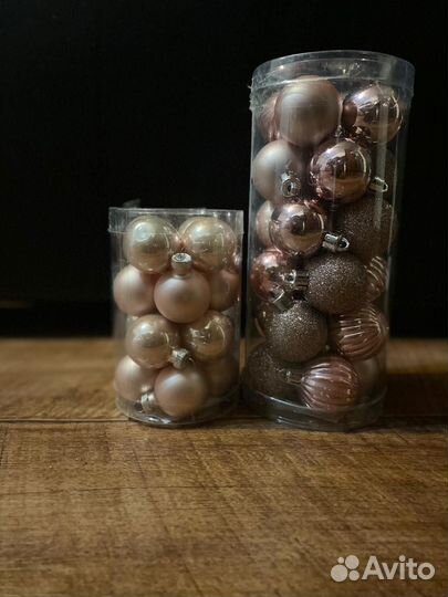 Елочные игрушки стекло и полистирол