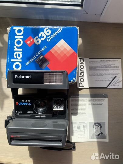 Плёночный фотоаппарат polaroid 636 closeup