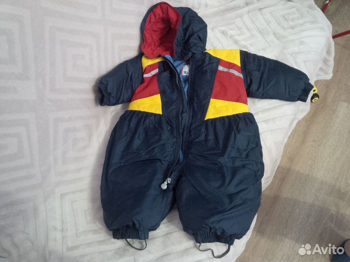 Зимний комбинезон для девочки 74