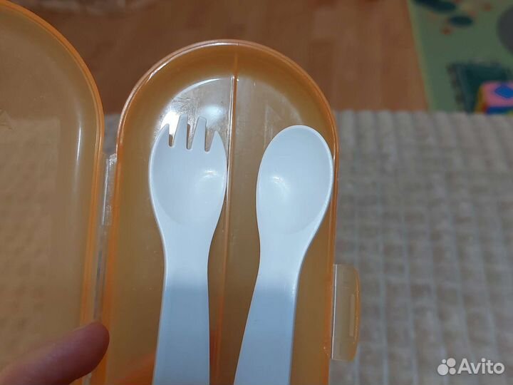 Ложка и вилка для прикорма Avent 12+