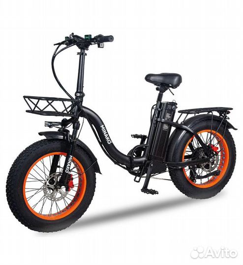 Электровелосипед Minako F11 Pro 500W (240W) /48V13