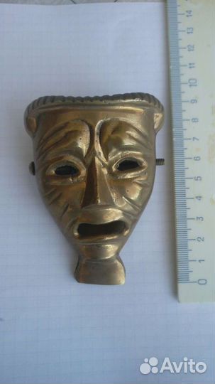 Маска-Зажим бронзовая Индия