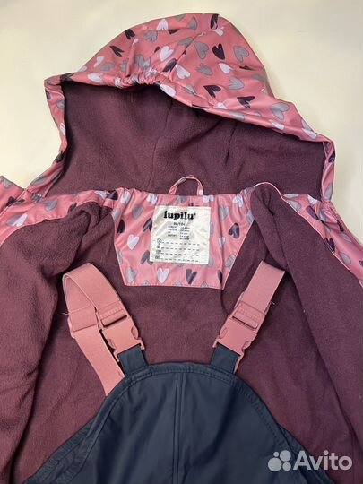 Непромокаемый комбинезон 98 с флисом lupilu