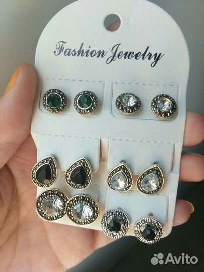 Набор серьги комплект