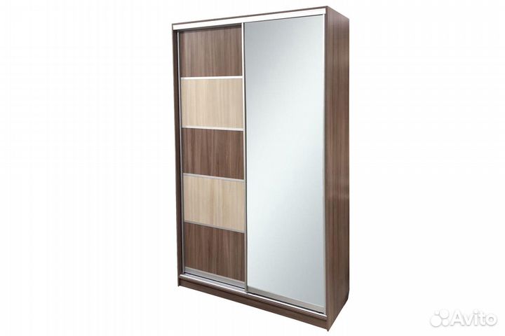 Шкаф-купе Мадрид 4 (лдсп+зеркало)