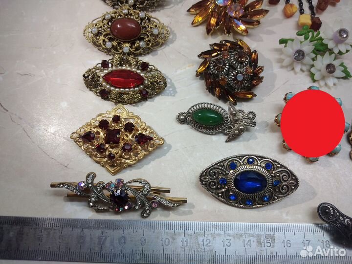 Броши, кулоны времён чсср. СССР. Винтаж. Янтарь