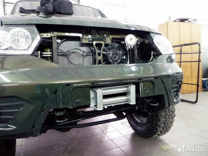 Площадка под лебёдку УАЗ Патриот 2015 +