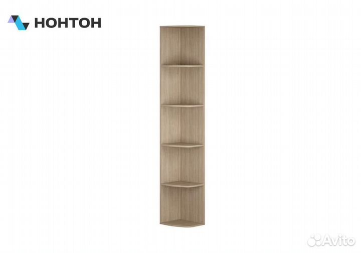 Торцевой стеллаж Палермо-3 Юниор ясень шимо светлы