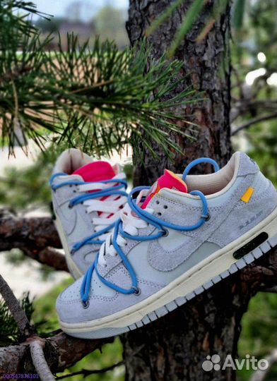 Удобные кроссовки Nike Dunk Off White для мужчин