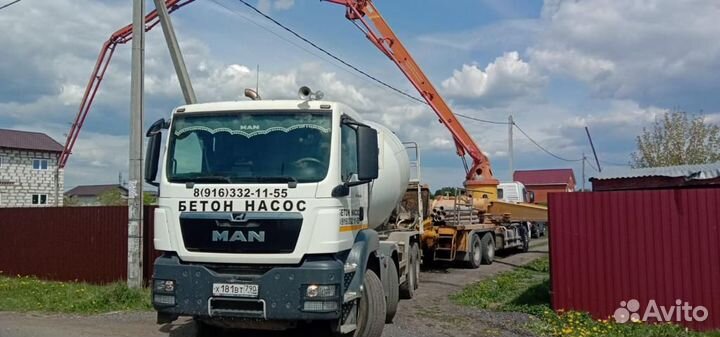 Бетон, насос 37м