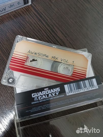 Стражи галактики кассета Awesome Mix 3шт