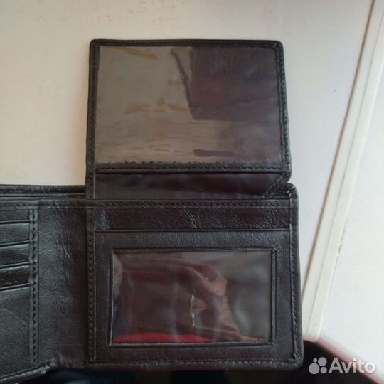 Мужской бумажник кожа кобры