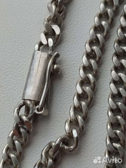 Серебряная цепь мужская 925