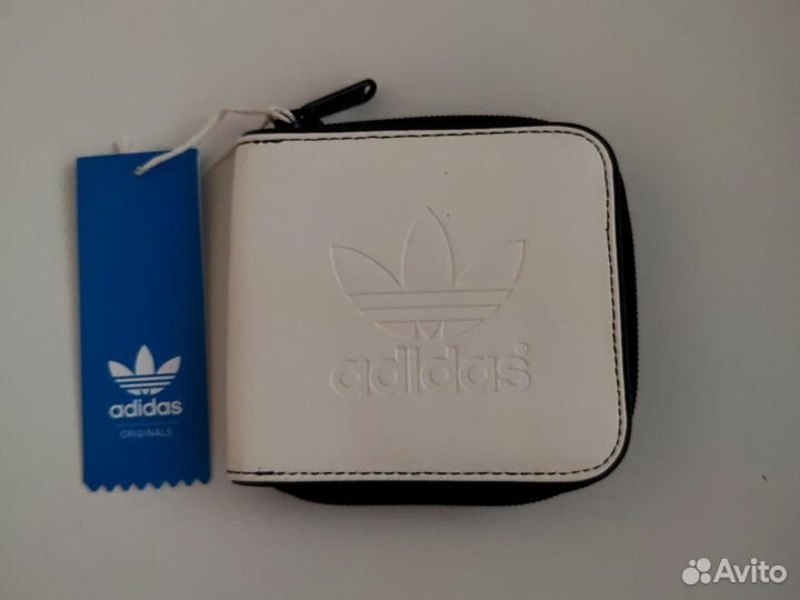 Новый кошелек Adidas Адидас оригинал белый