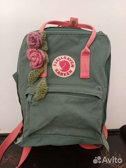 Брошь роза вязанная крючком