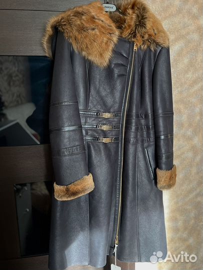 Пальто с натуральным мехом