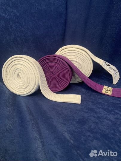 Пояс для кимоно фиолетовый