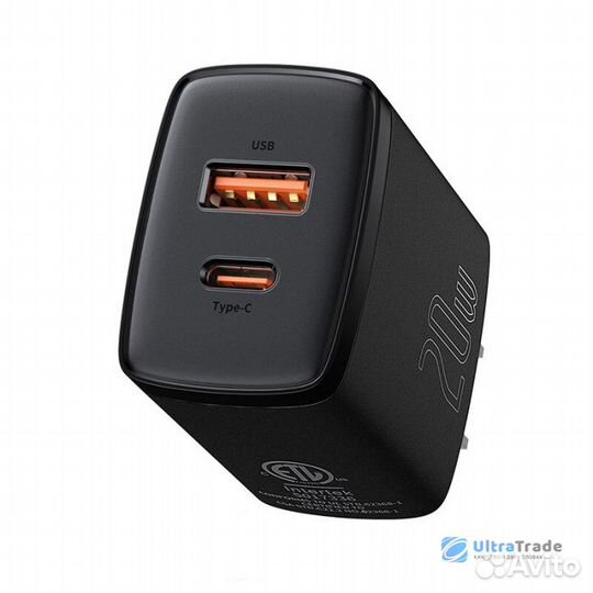 Зарядное устройство Xiaomi Baseus 20W US Black