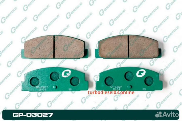 Колодки G-brake GP-03027 GP03027 G-brake