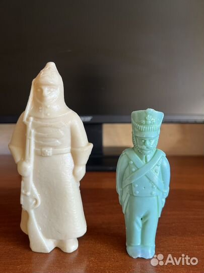 Винтаж СССР.Коллекционный пластмассовый солдатик