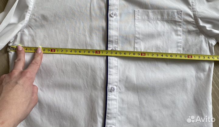 Рубашка белая 158