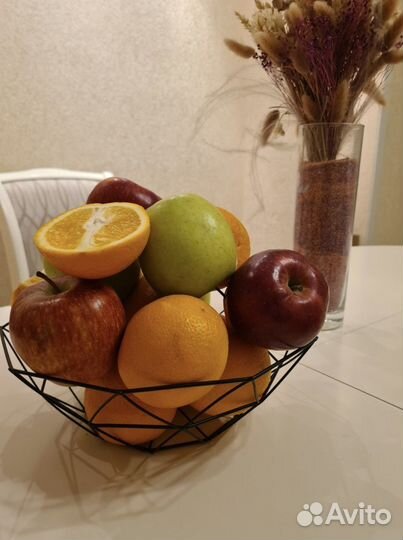 Ваза для фруктов металлическая