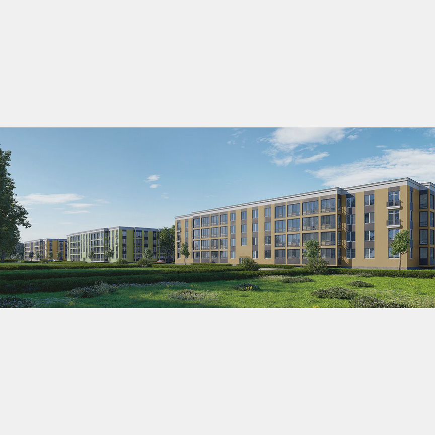2-к. квартира, 54,9 м², 1/4 эт.