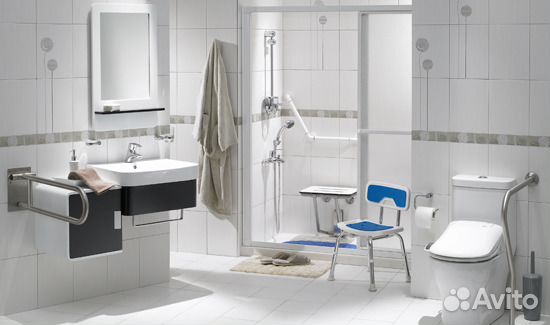 Поручни для инвалидов (ручки в ванну, душ,туалет)