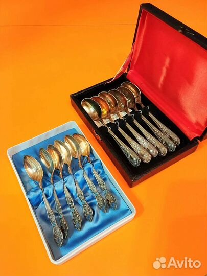 Набор столовых приборов СССР коф. и чайные ложки