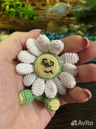 Ромашка Машка, интерьерная игрушка ручной работы