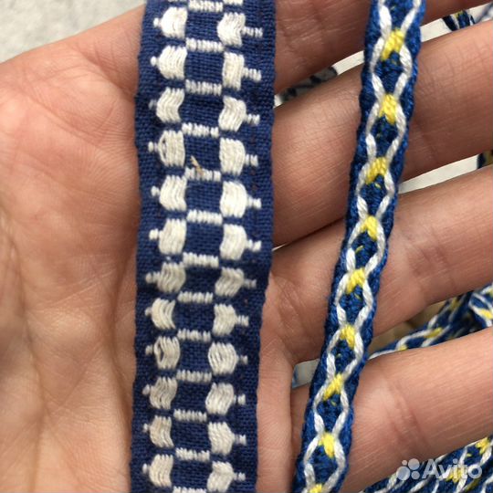 Тесьма советская из хлопка и вискозы