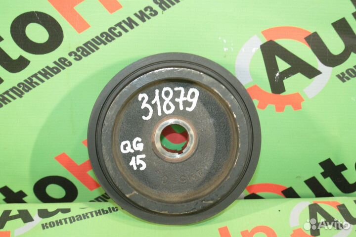 Шкив коленвала nissan wingroad WFY11 QG15-DE