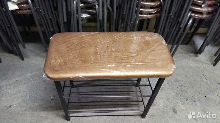 Подставка для обуви банкетка обувница Лаура