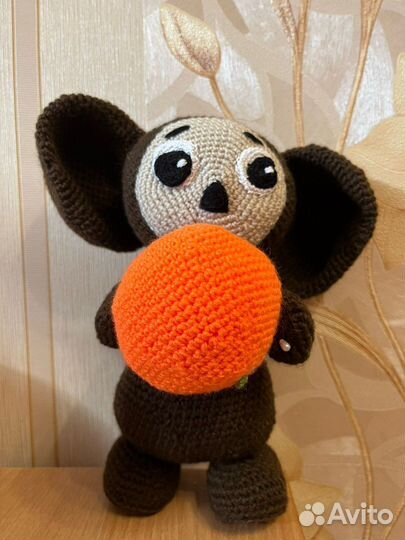 Игрушка ручной работы Чебурашка