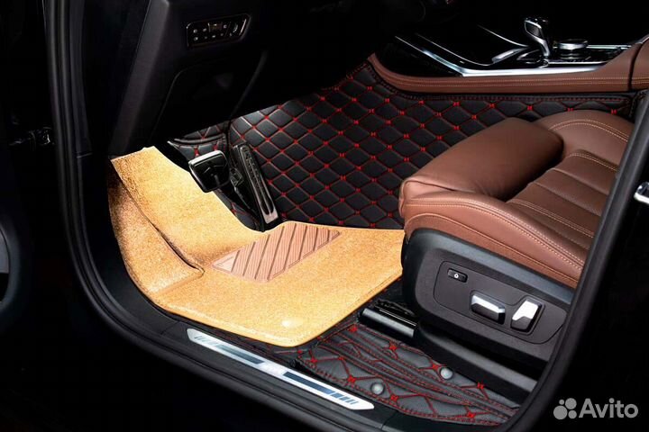 3D Коврики Hyundai Салон Багажник из Экокожи