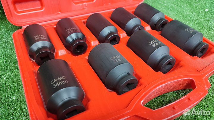 Набор ударных головок 9 предметов 1/2