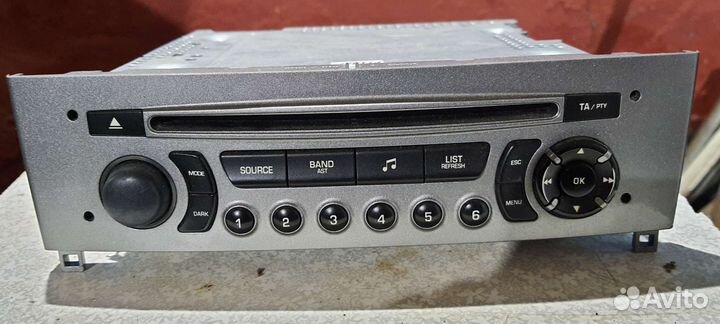 Магнитола Peugeot 308, оригинал
