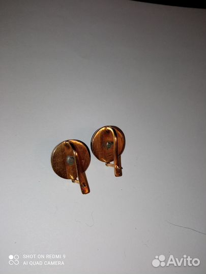 Антикварные серьги с бриллиантами