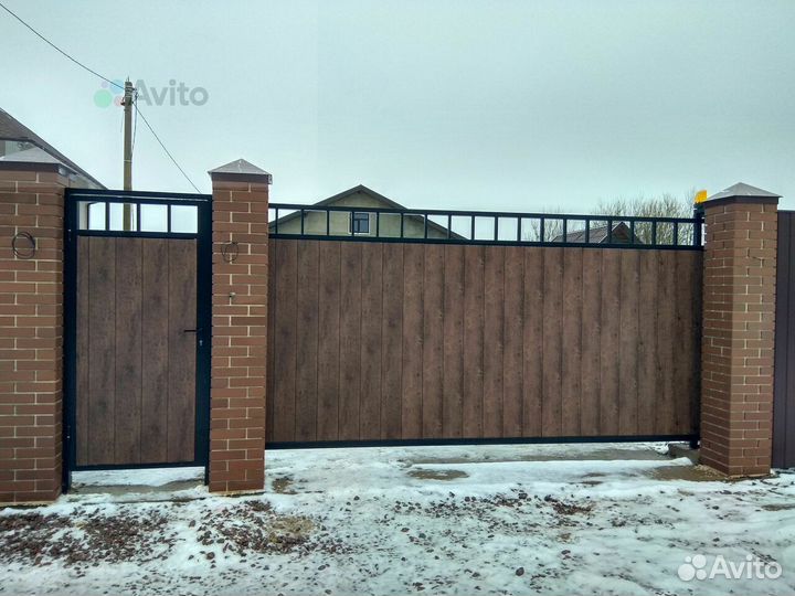 Откатные ворота автоматические