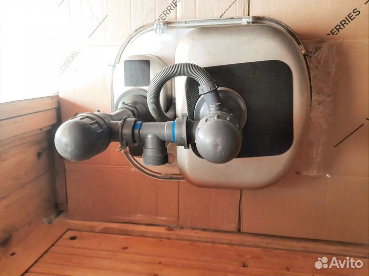 Мойка нержавеющая двухсекционная