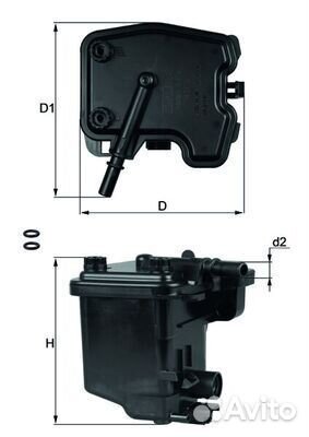 Топливный фильтр Mahle/Knecht, KL431D