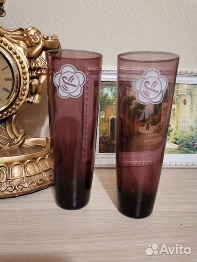 Стаканы Цветное стекло